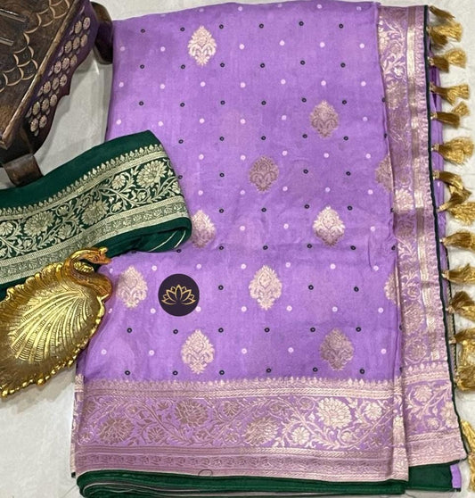 Banarsi moonga saree