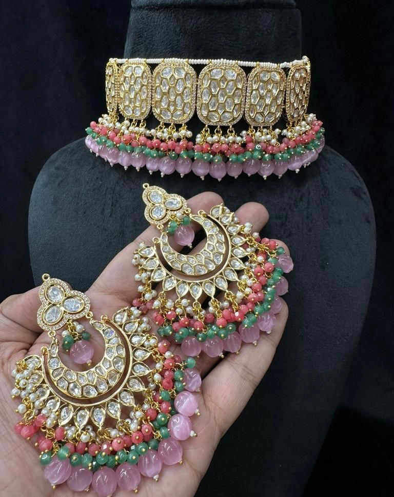 Rimjhim Kundan choker set