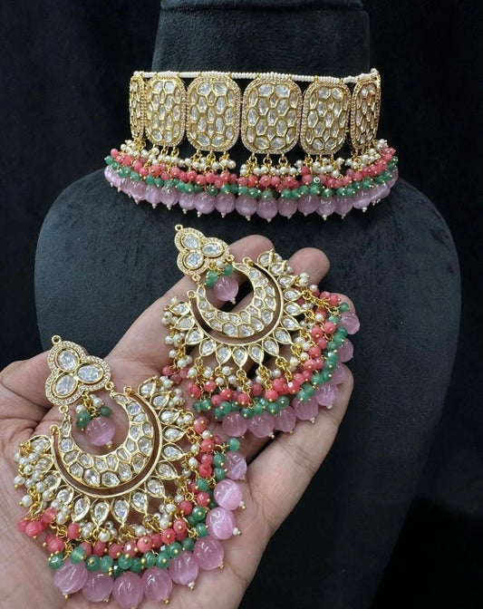 Rimjhim Kundan choker set