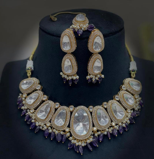 Raajraani polki Kundan choker set