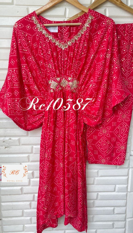 Urvi beautiful kaftan set