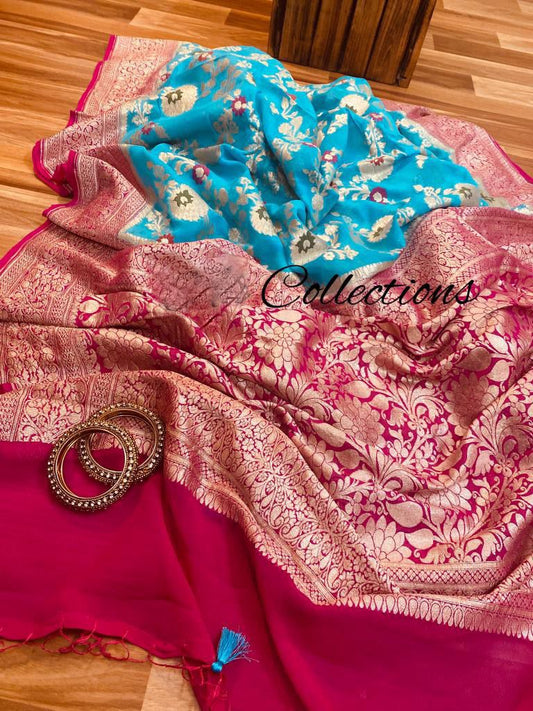 Heer banarsi weaved saree