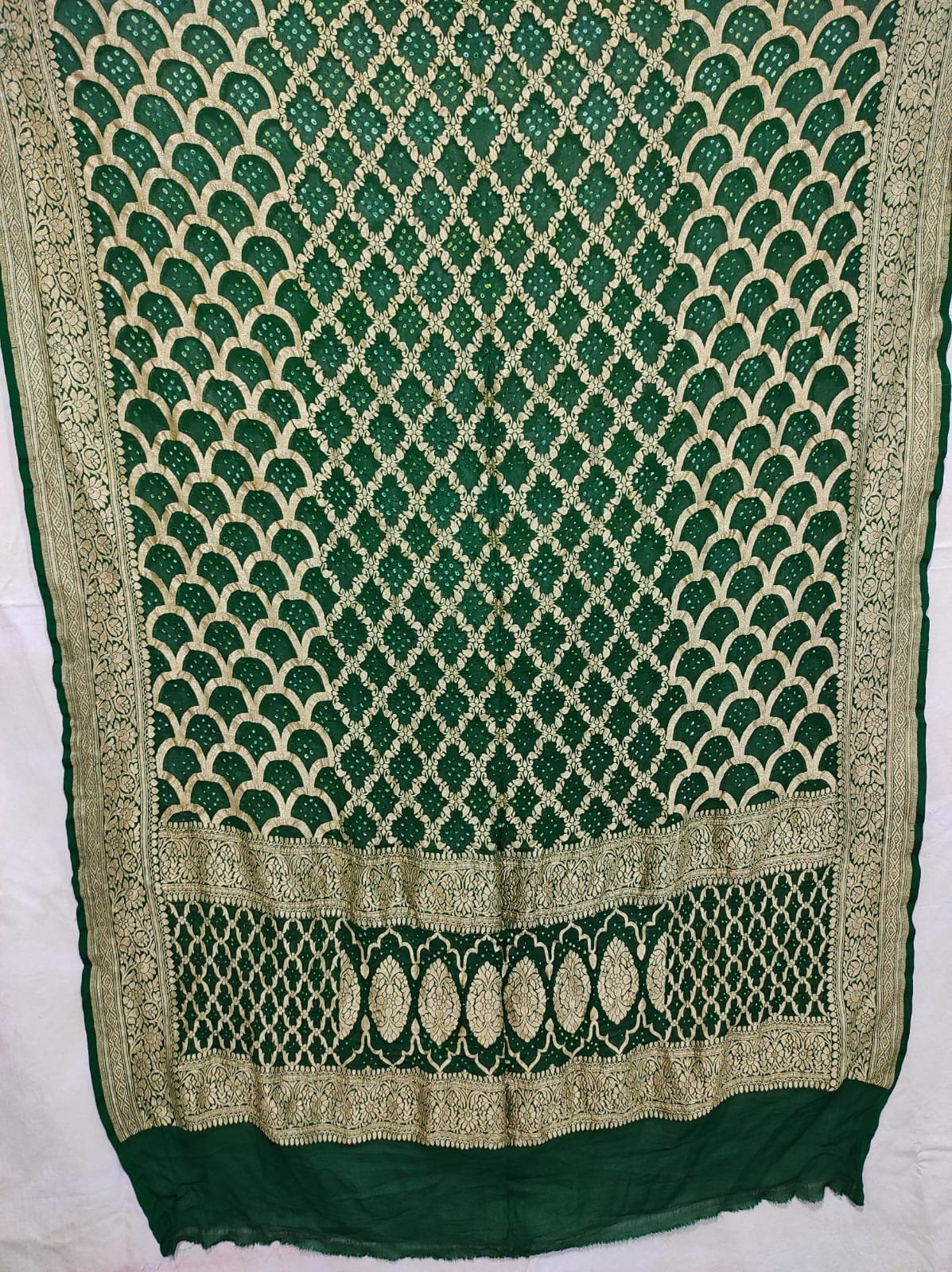 Rubika gorgette banarsi dupatta