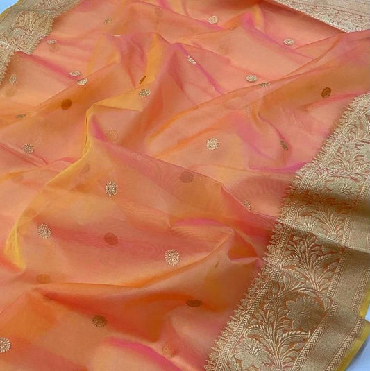 Jamaica Banarasi Kora saree