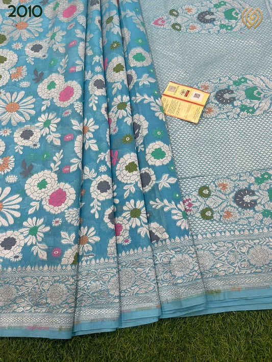 Heena tifli gorgette saree