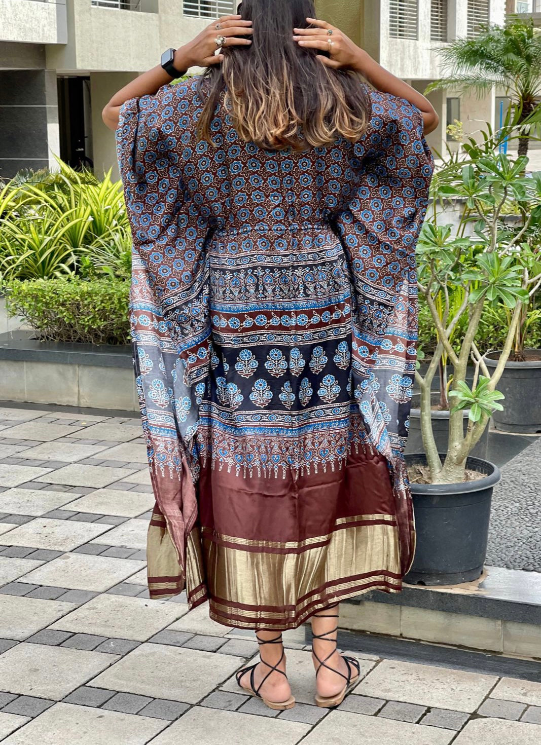 Sobika gajji silk kaftan