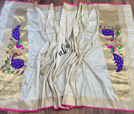 White lily banarsi dupatta