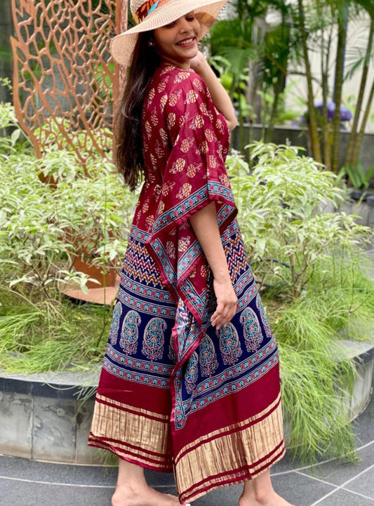 Rihana gajji silk kaftan