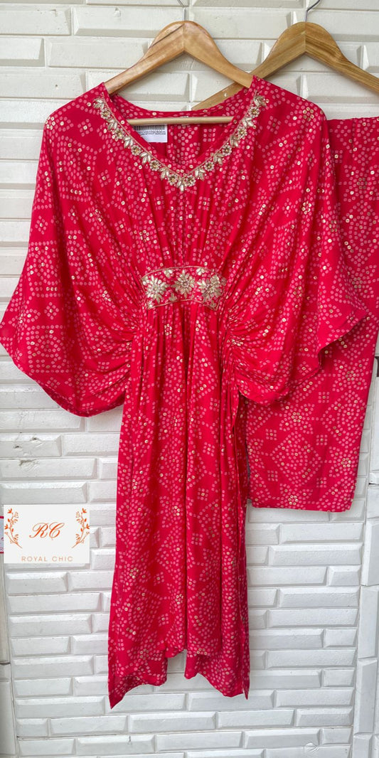 Urvi beautiful kaftan set