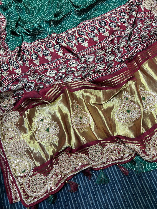 Gulshana Patola gottapatti saree