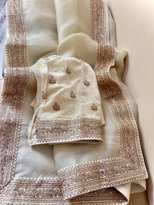 Roksana organza women saree