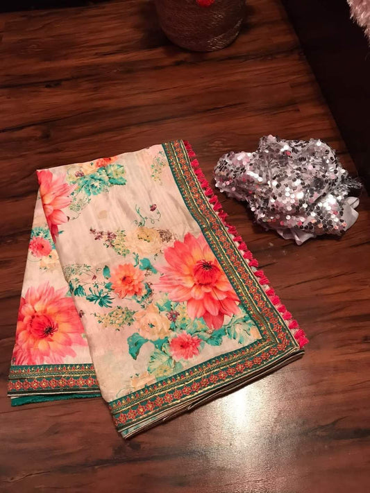 Floral beautiful Sabbys saree
