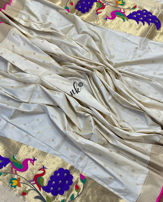 White lily banarsi dupatta