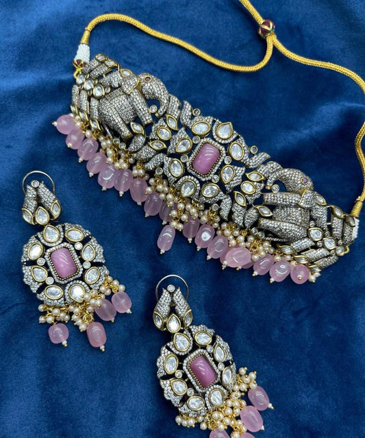 Elephant inspired choker set