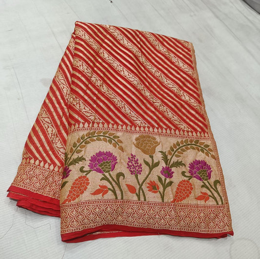 Maheera gorgette banarsi saree