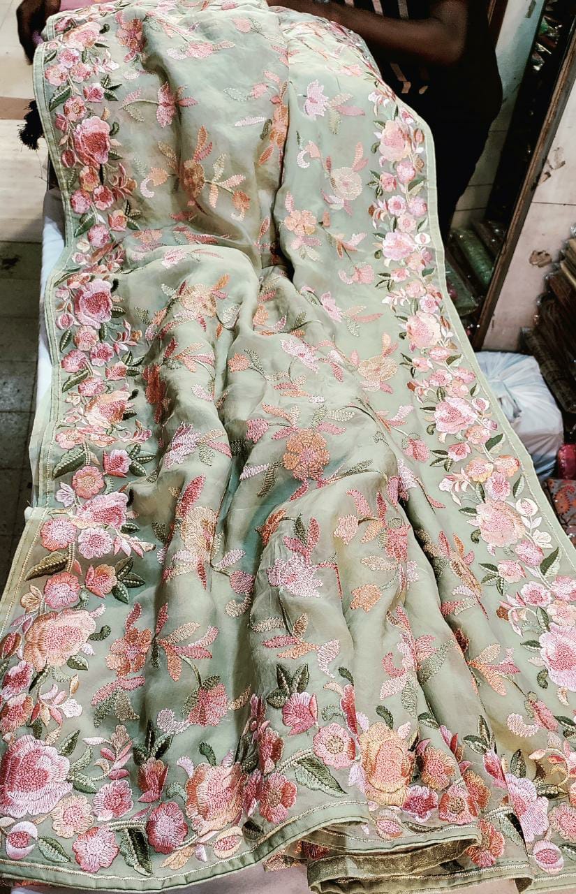 Nashina Parsi inspired saree