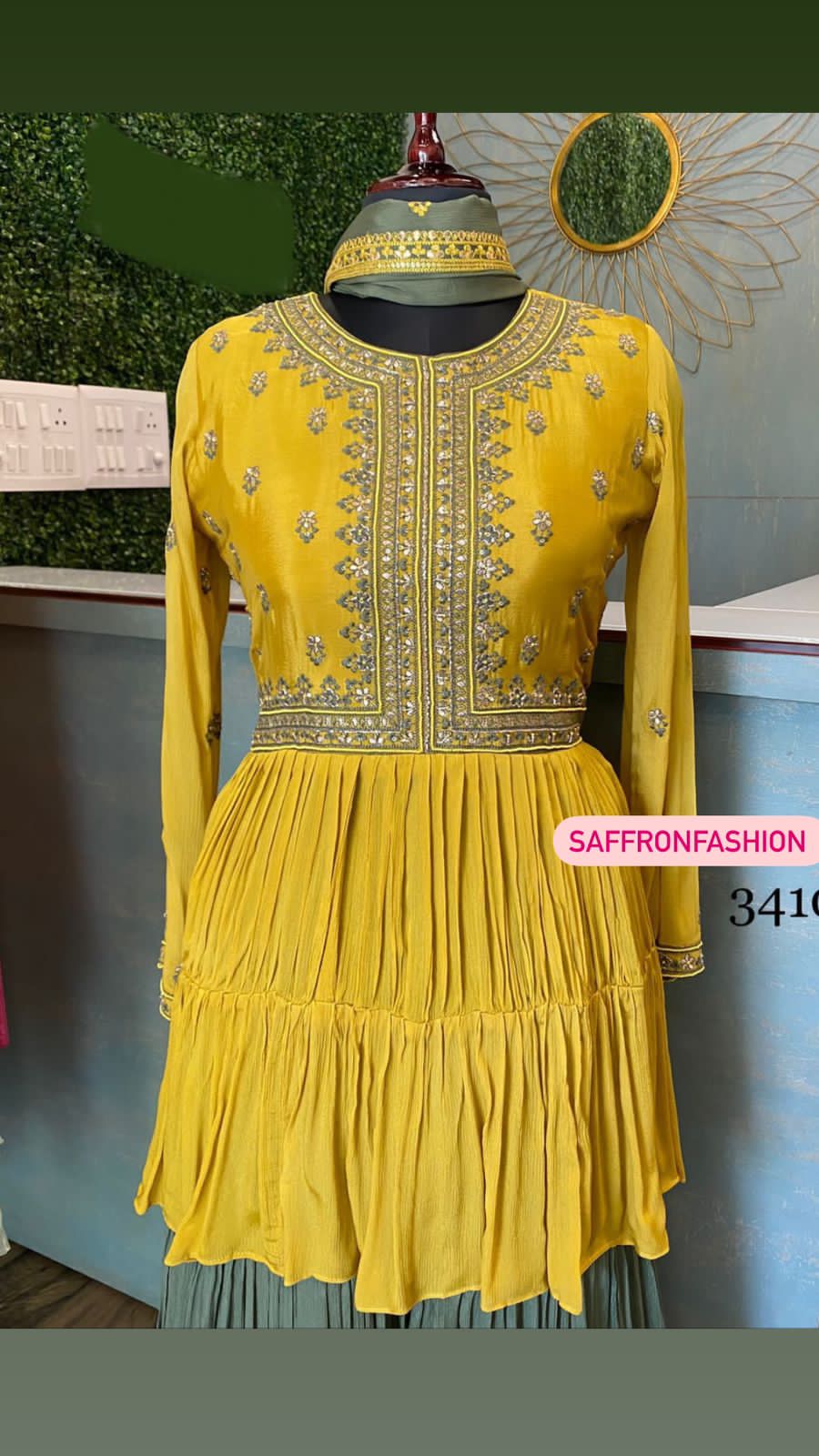 Ranjana peplum kurta dress
