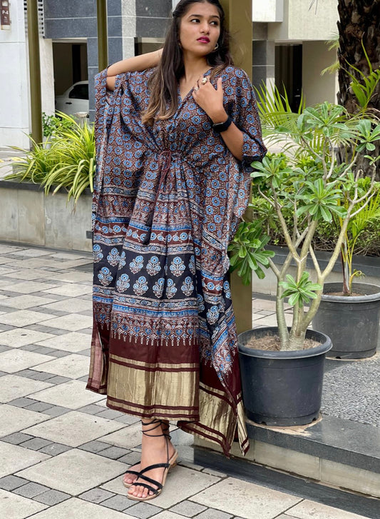 Sobika gajji silk kaftan