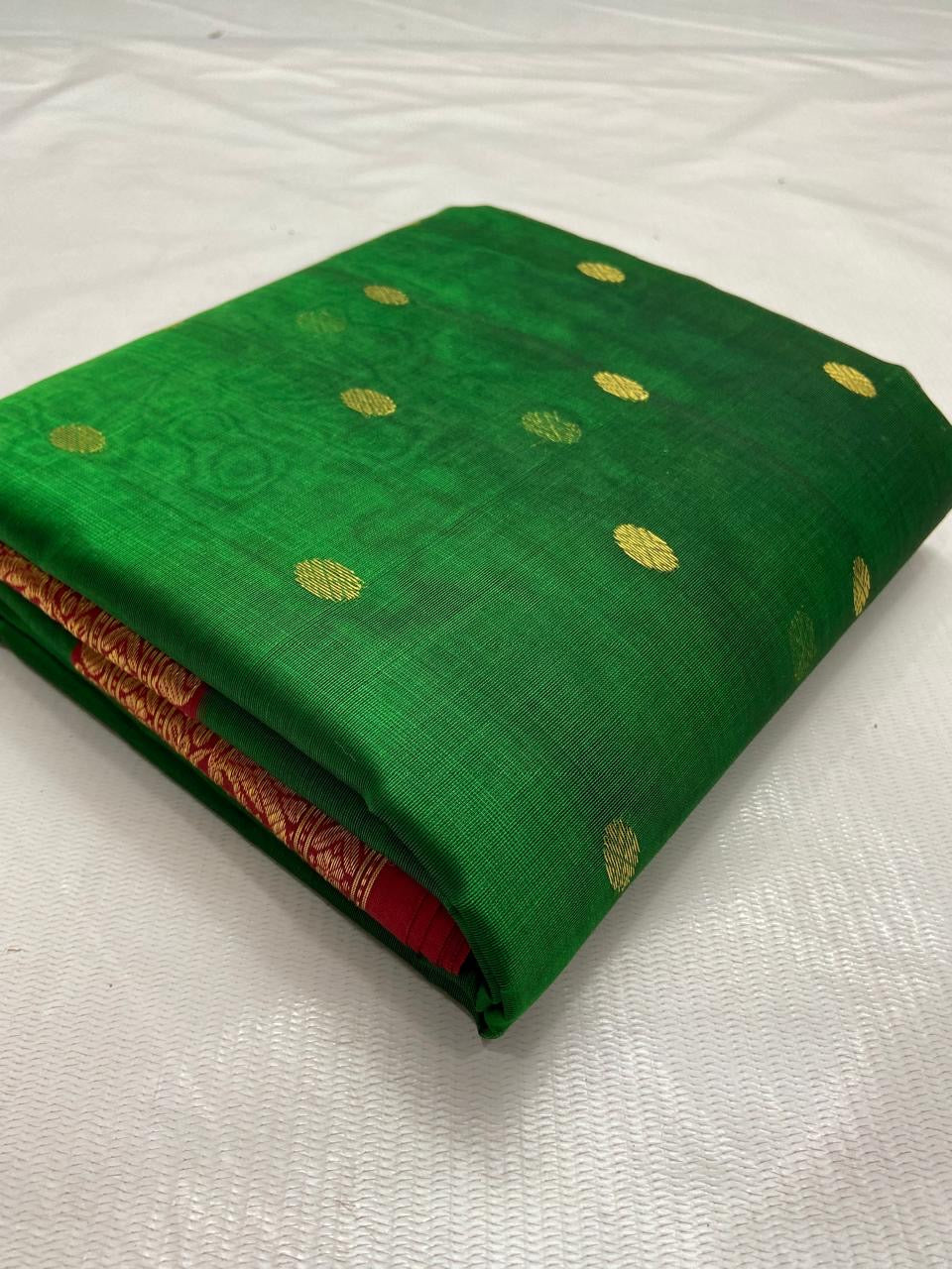 Green Chanderi saree Indian saree women saree blouse