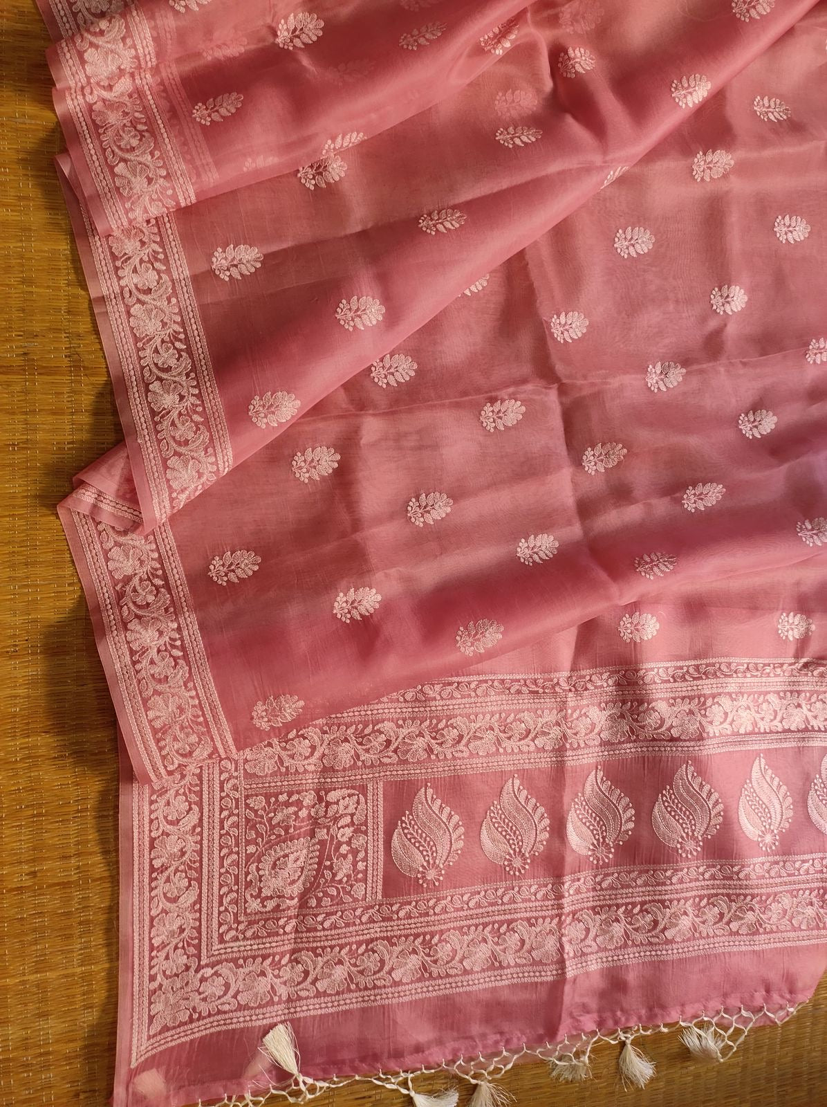 Organza Chikankari saree Indian saree