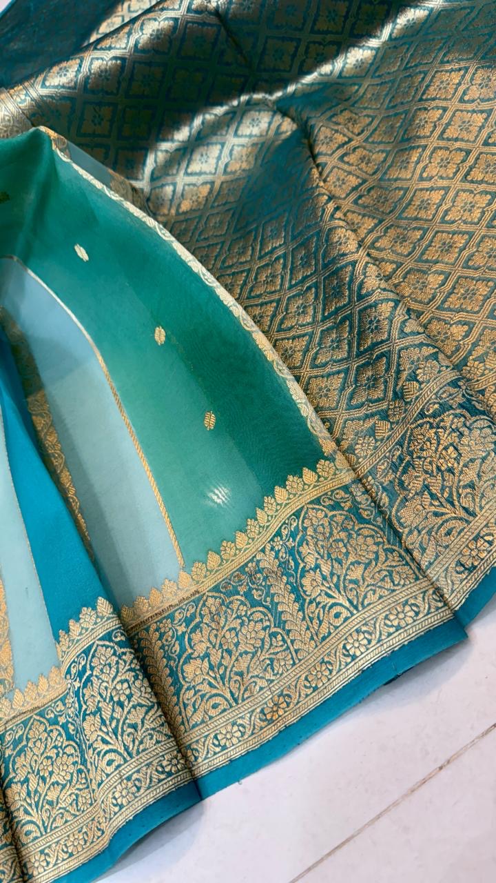 Havani kora saree handloom saree Banarasi sarees