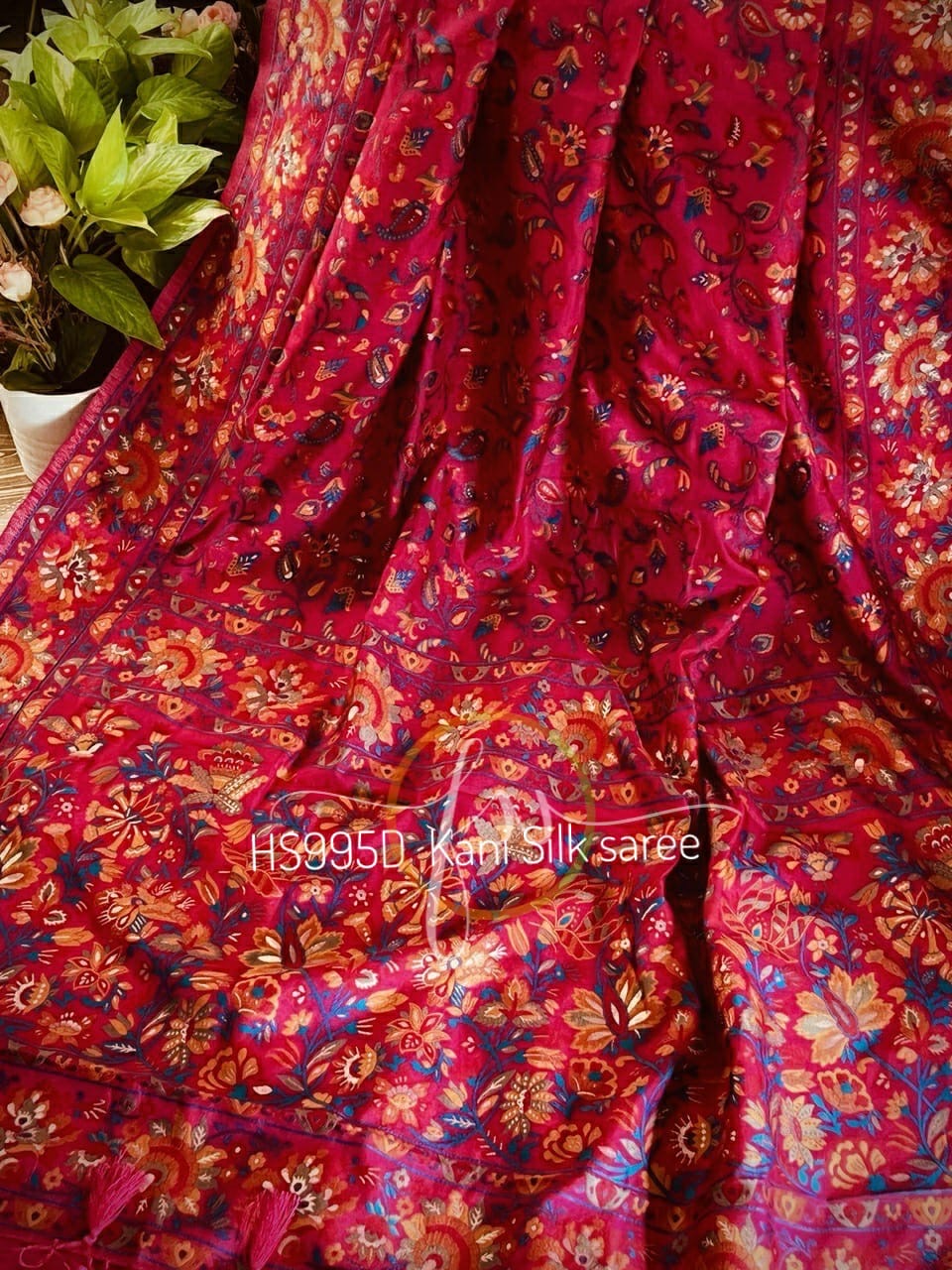 Traditional Kani Silk Saree Indian Sari