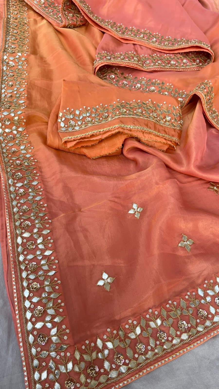 Shaded zari Munga Silk Saree Indian Women Sarees