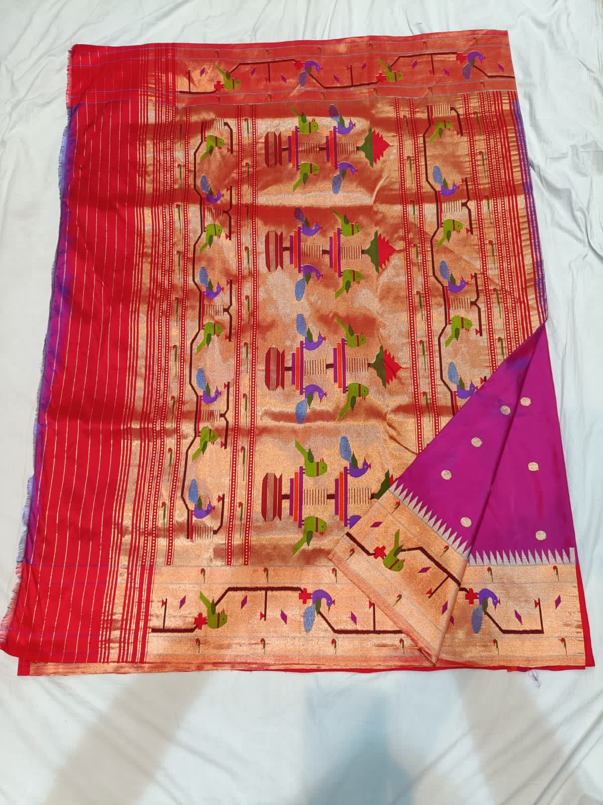 Ramnisha silk paithani Saree