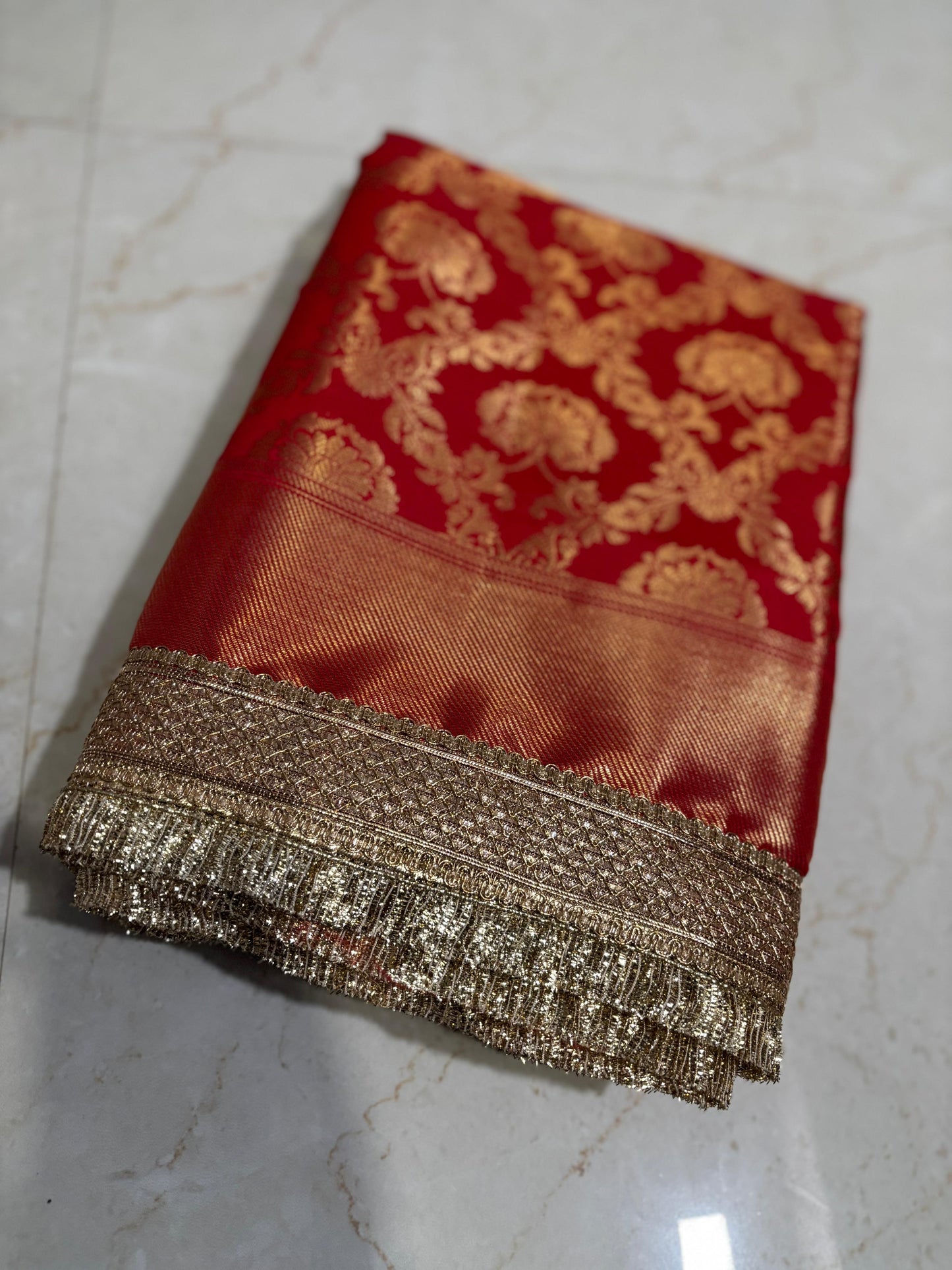 Wedding sari Banarsi saree Katan silk sarees blouse