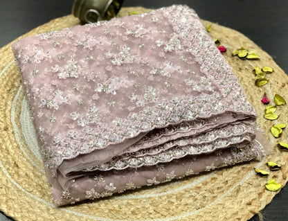 Designer saree net saree wedding sari blouse