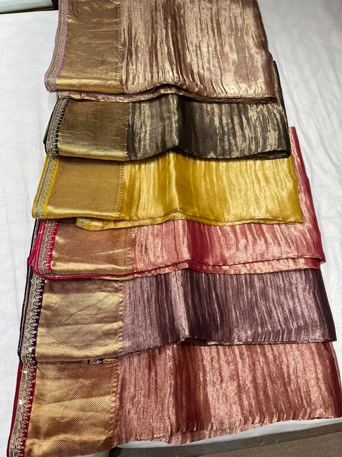 Rami tissue Kanjeevaram saree