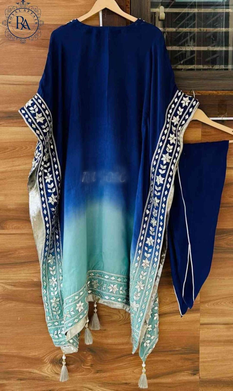 Abiza kaftan set silk kaftan set