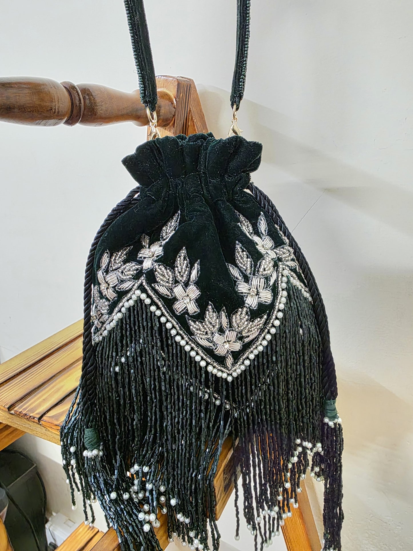 SafrinaFashion potli designer inspired potli velvet potli bag