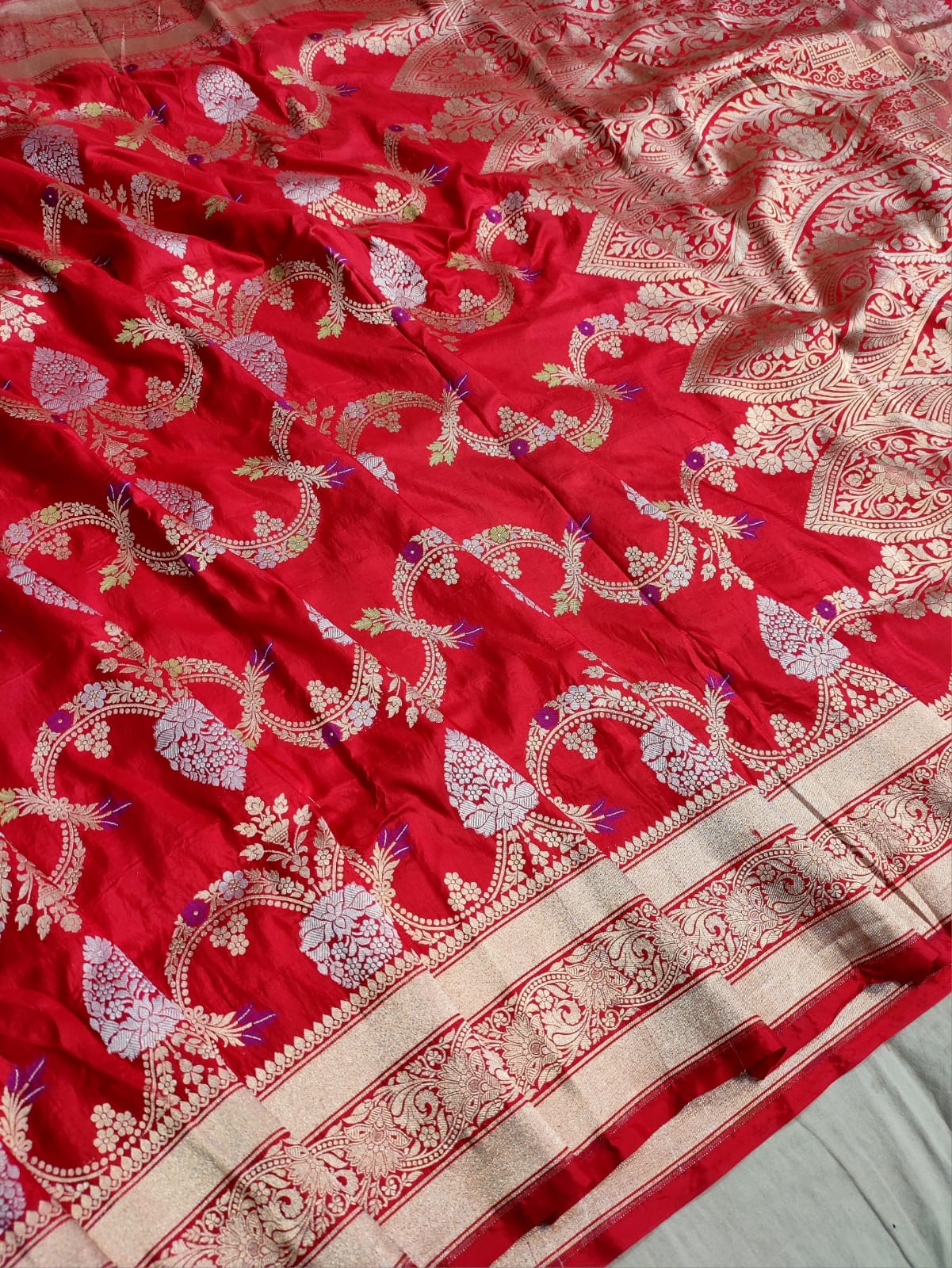 Banarsi exclusive handloom Katan silk sarees