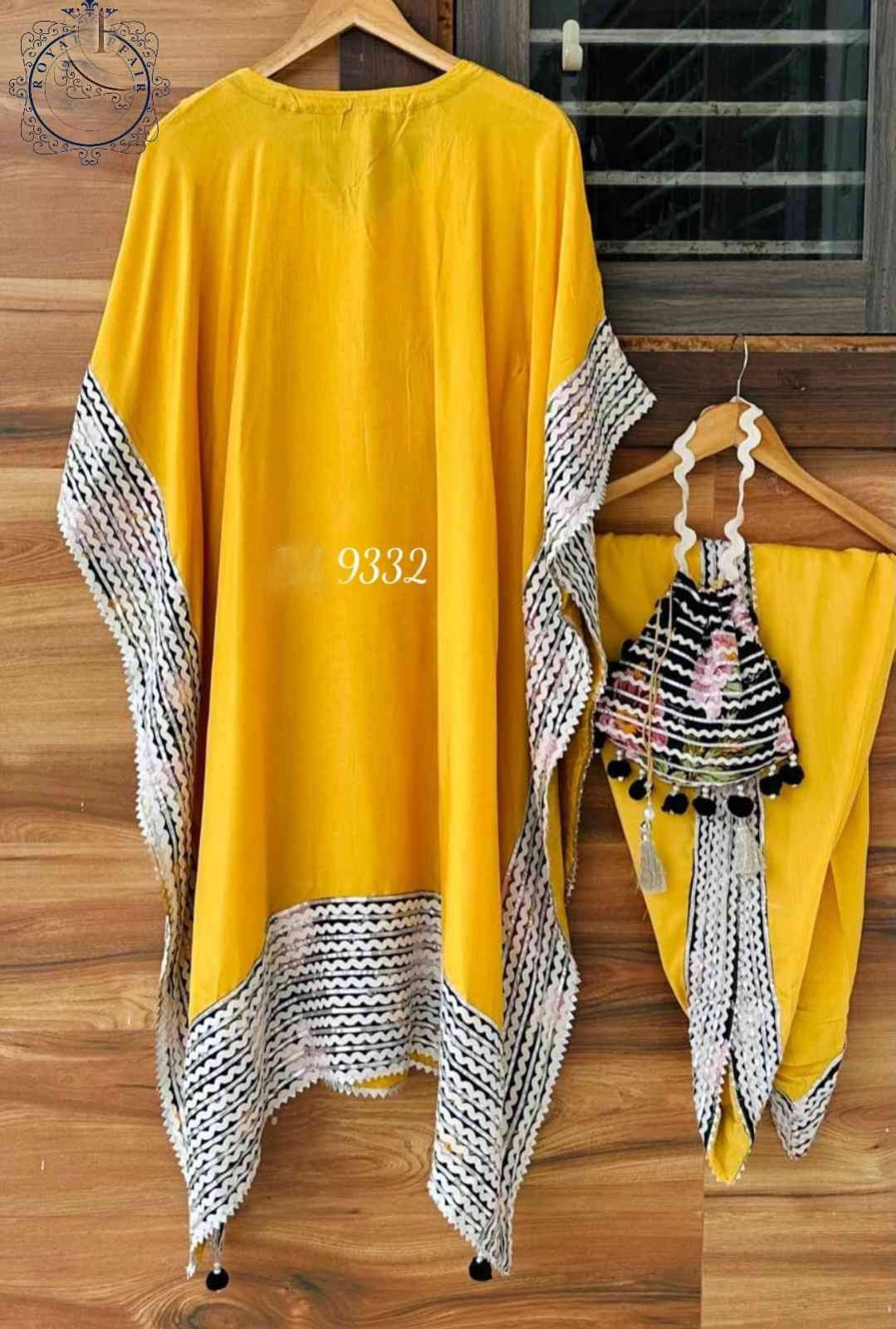 Designer inspired silk kaftan set beautiful kaftan dresses