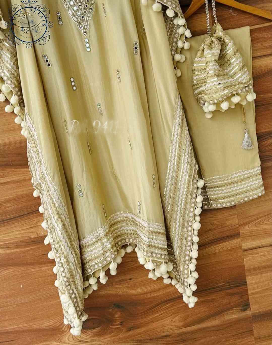 Designer silk kaftan set stitched kaftan Partywear kaftan set