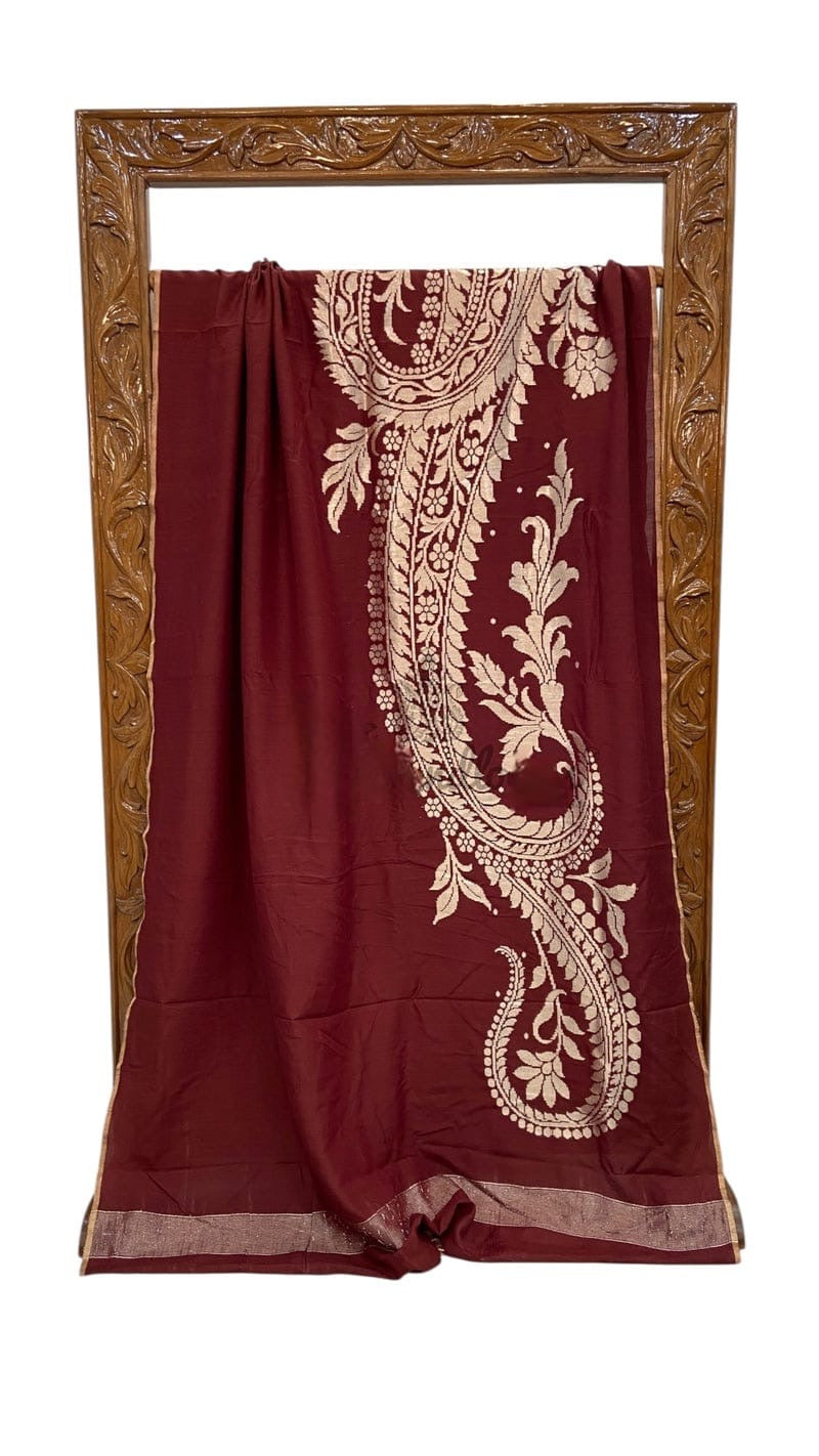 Banarsi munga silk saree women sarees blouse