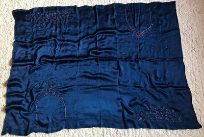 Magnificent saree blue sarees blouse Indian wedding saree Partywear sari