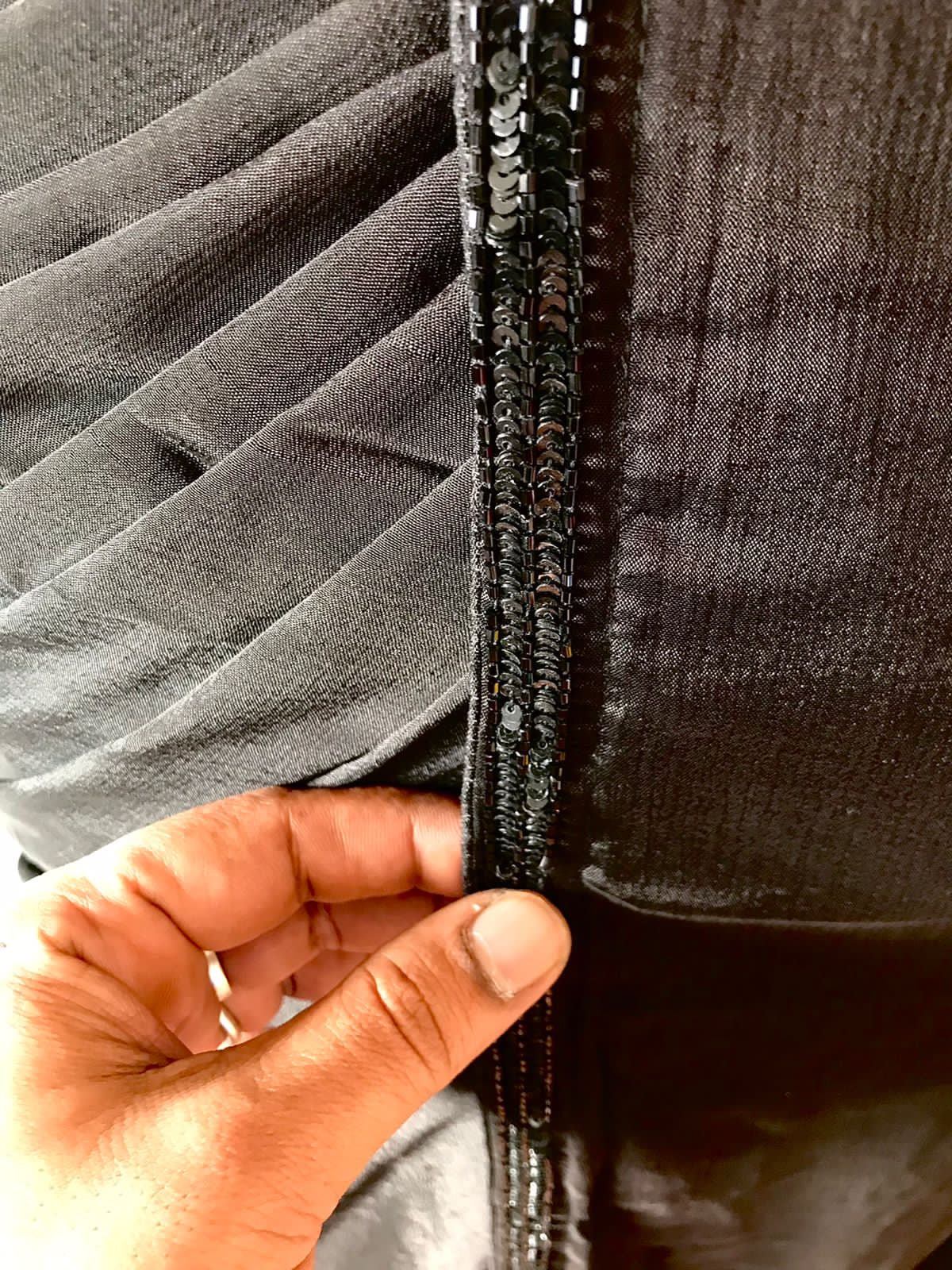 Premium gorgette saree Partywear sarees blouse Indian sari