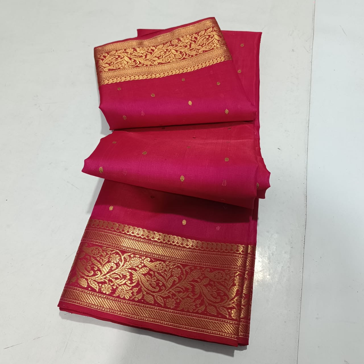 Pink Chanderi saree Indian sari blouse women sarees