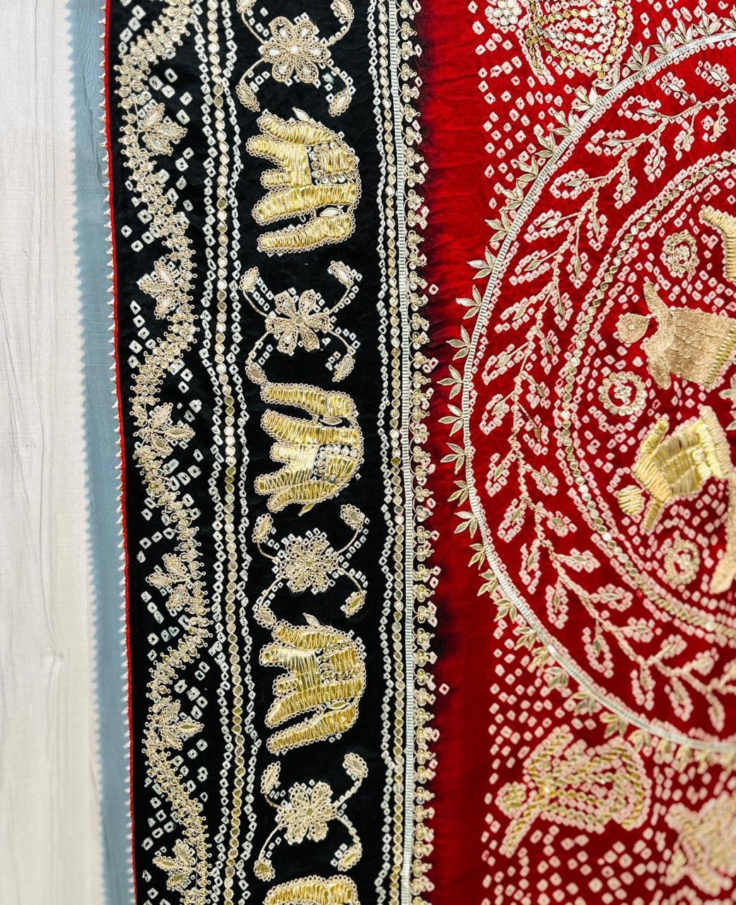 Gajji silk saree handwork saree embroidered sari blouse