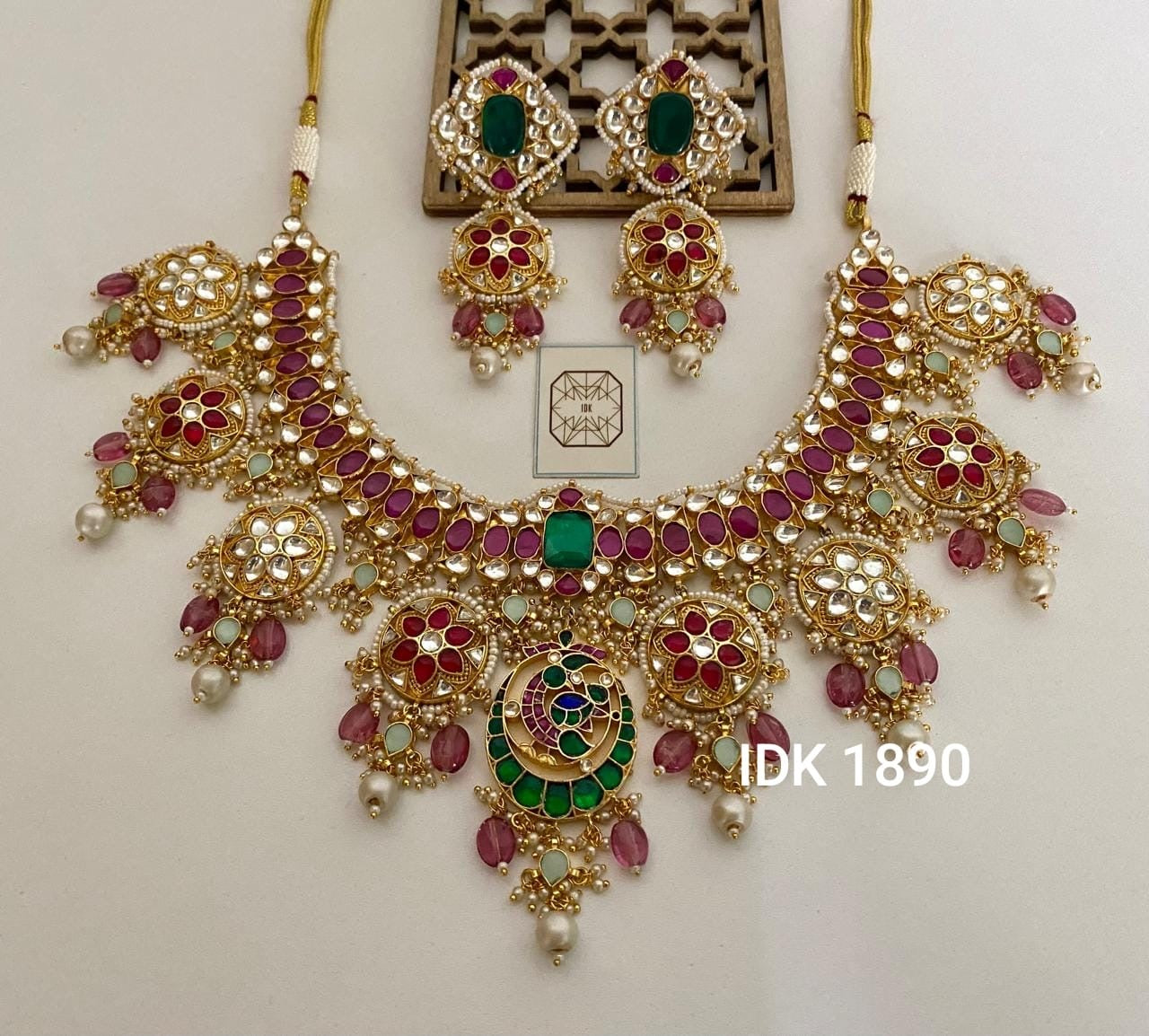 Nakashi Kundan set bridal set Kundan bridal set