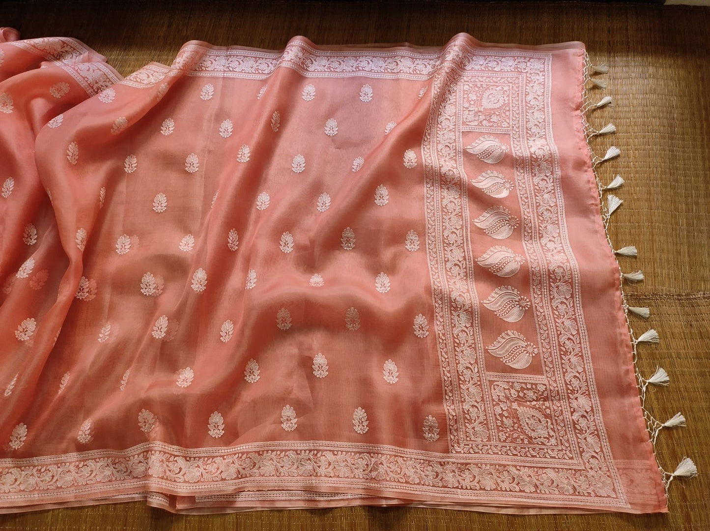 Organza Chikankari saree Indian saree