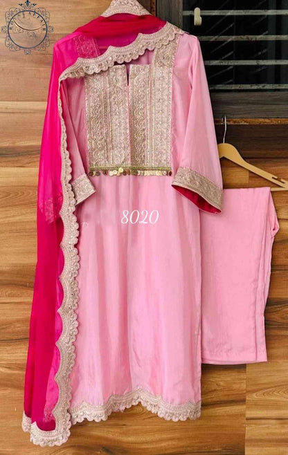Rehmana silk suit Indian Salwar kameez Pakistani traditional dress