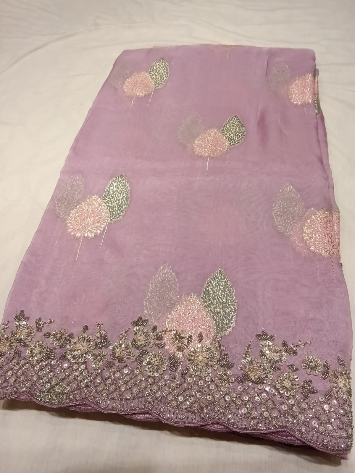 Iris weaved saree Partywear sarees