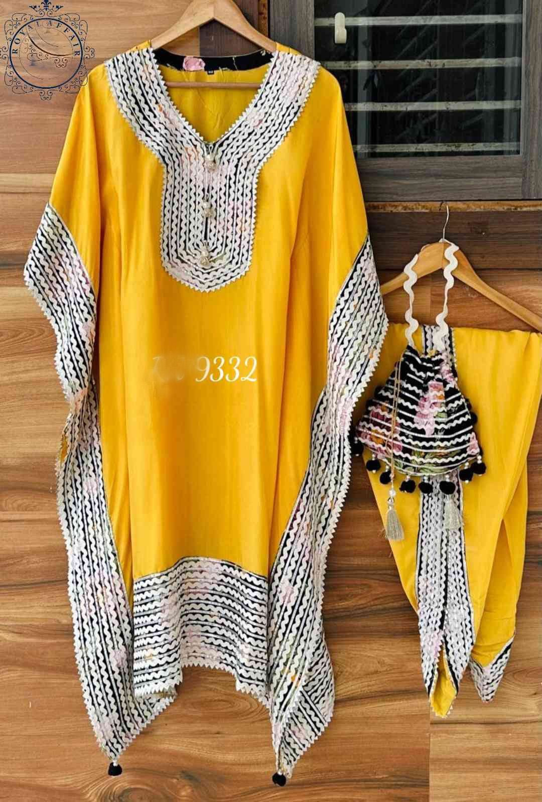 Designer inspired silk kaftan set beautiful kaftan dresses