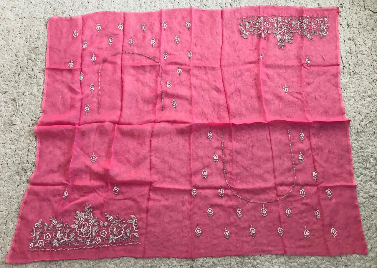 Pink shaded saree luxury shades saree