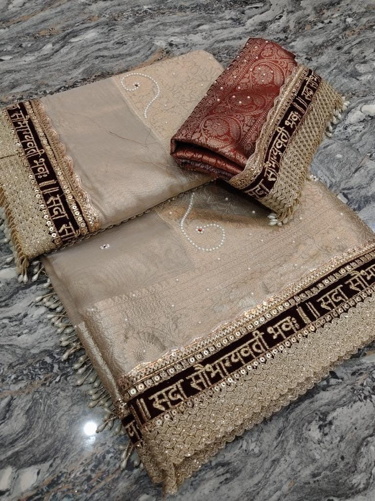 Sobhagyavati inspired saree soft silk saree traditional saree wedding sari
