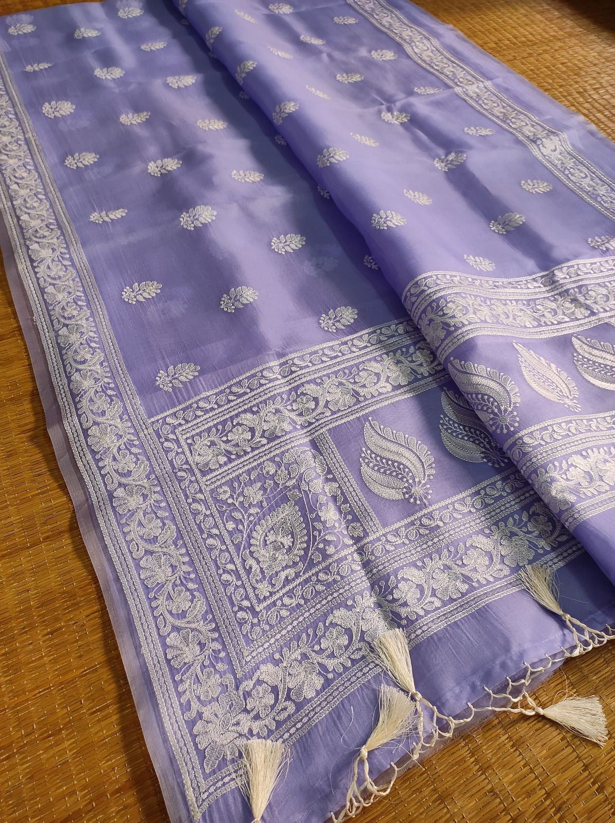 Organza Chikankari saree Indian saree