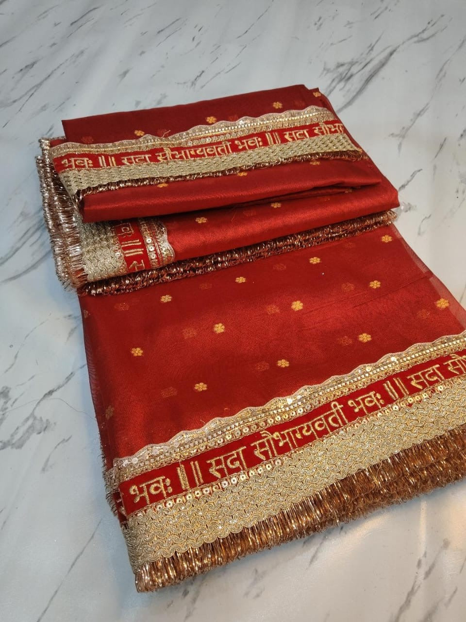 Red Banarsi saree tissue silk sarees Indian sari Partywear sarees